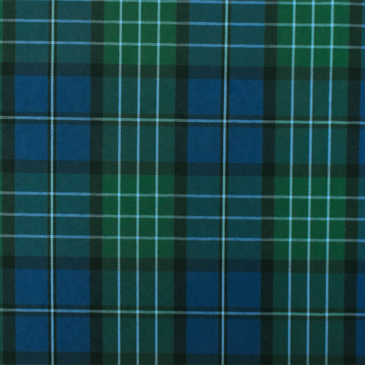 School Teal-Green-Multi Plaid Poly Madras Woven Fabric By the Yard